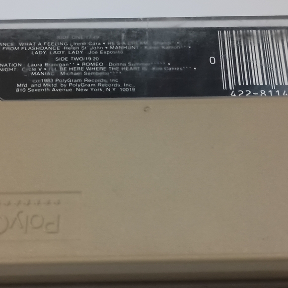 Flashdance Soundtrack From The Motion Picture Cassette Tape 1983 Polygram Record - Picture 3 of 3